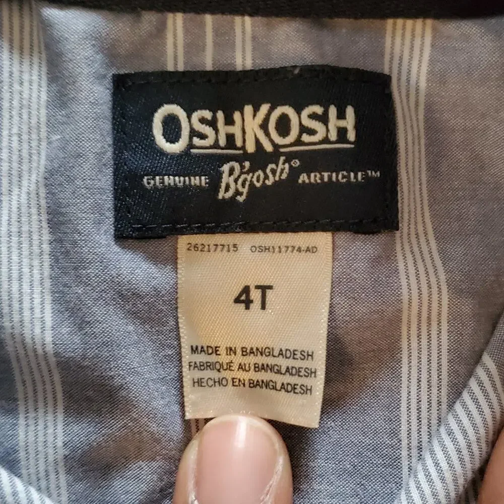 OshKosh B'Gosh Long Sleeve Button Down Shirt 4T
